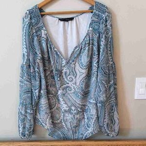 Paisley Print Women's Top